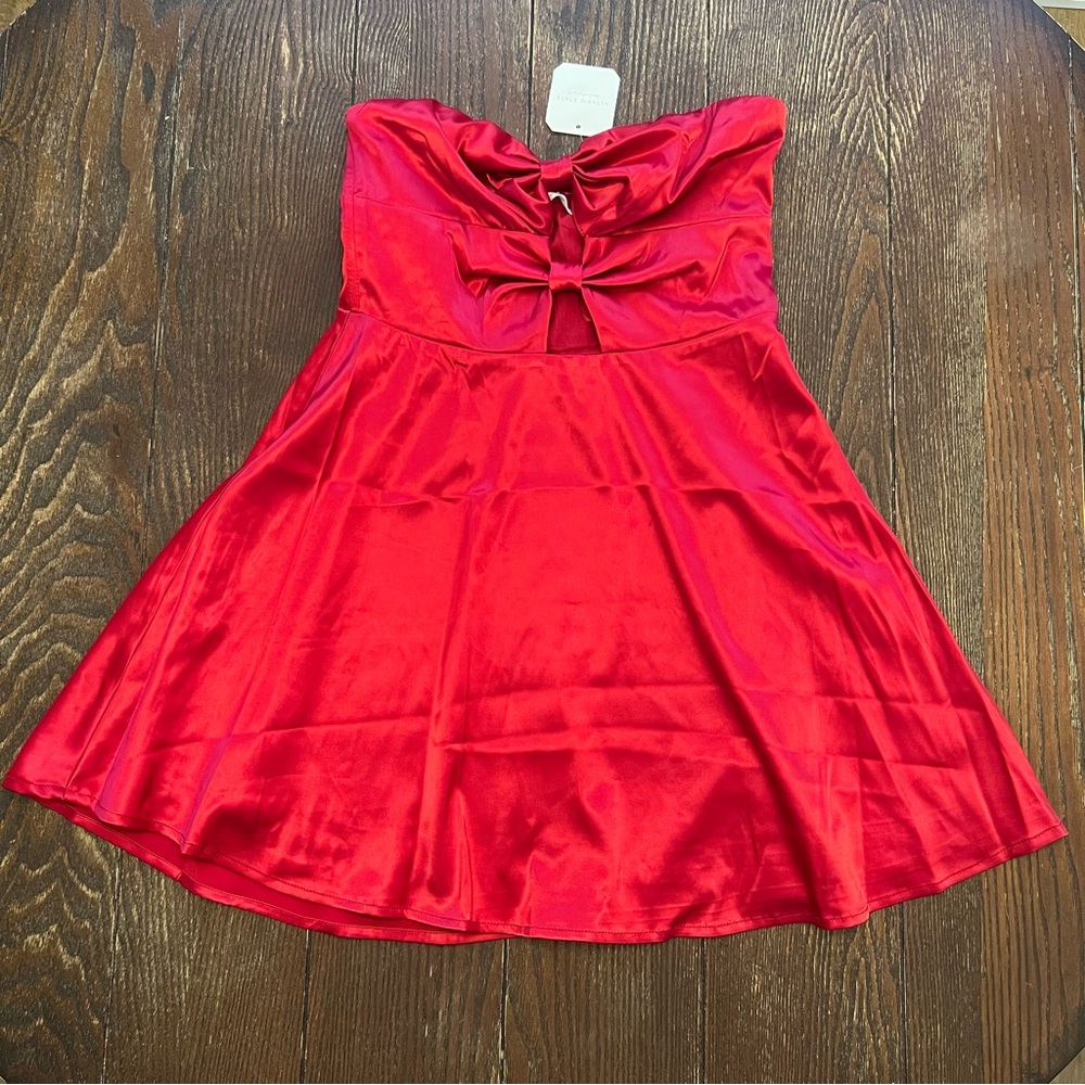 Altar'd State Vibrant Red Dress Size M